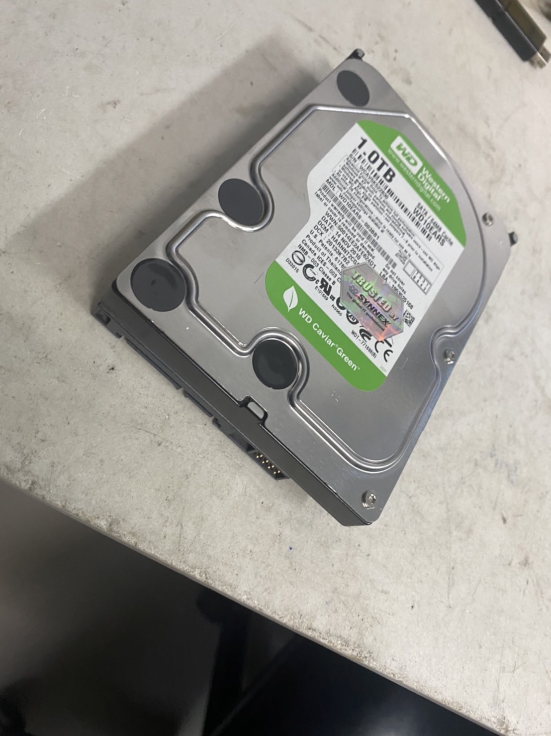 Harddisk WD Green 1TB Sata 3.5