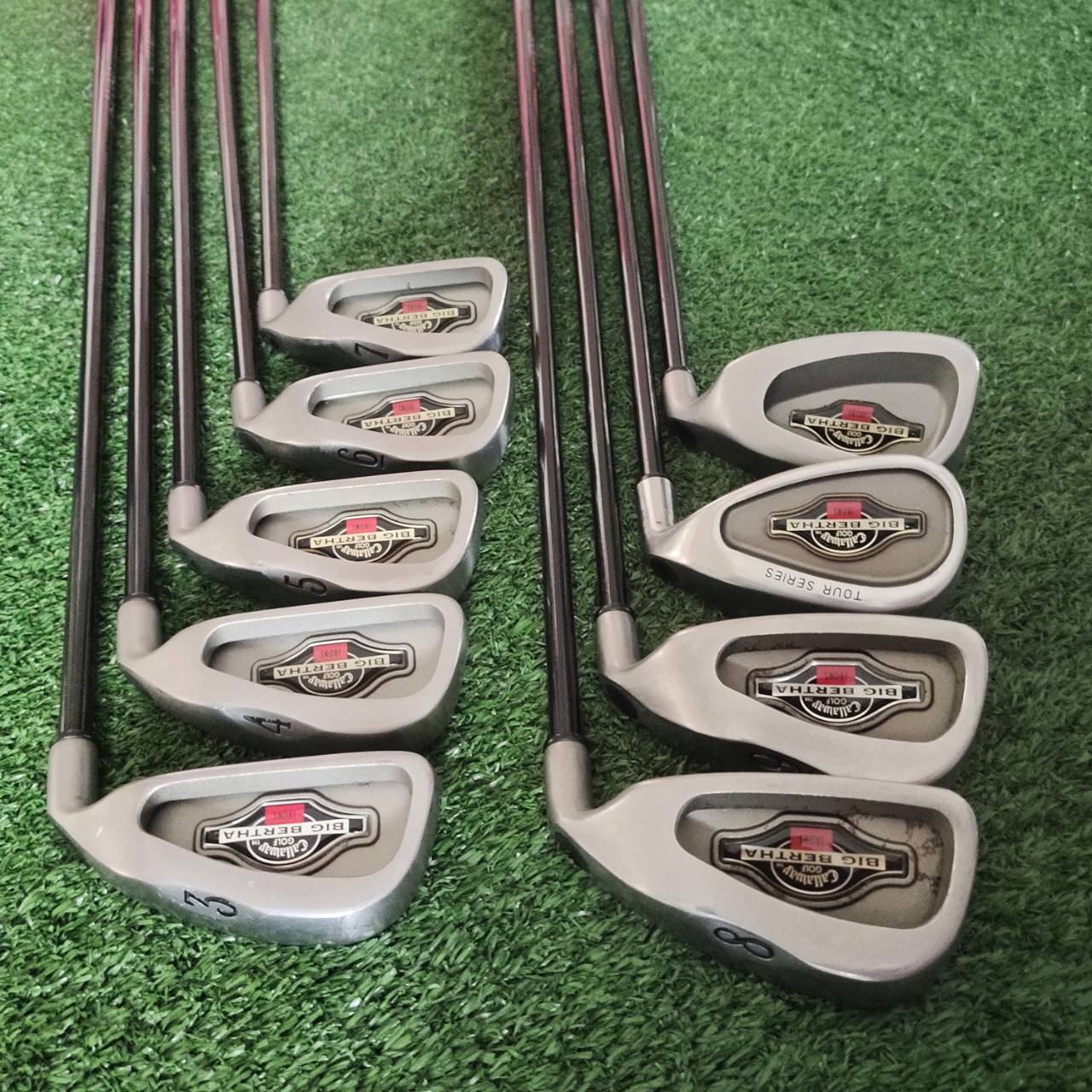 ชุดเหล็ก Callaway Big Bertha หน้าไม้กว้าง ตีง่าย ชดเชยสูง แม้ตีไม่โดนกลางหน้าไม้ ระยะดีเยี่ยม