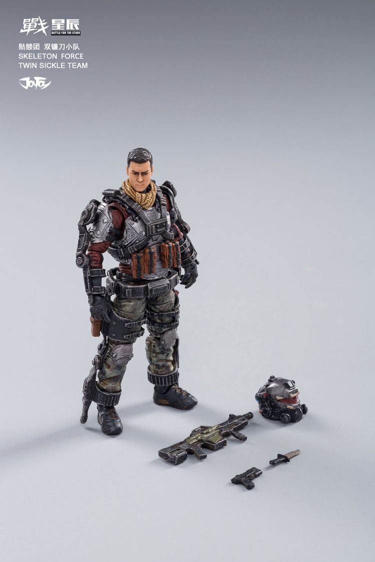 [สั่งจอง]JOYTOY JT0173 1/18 Skeleton Forces Double Sickle SQUAD + JT0265 Helan