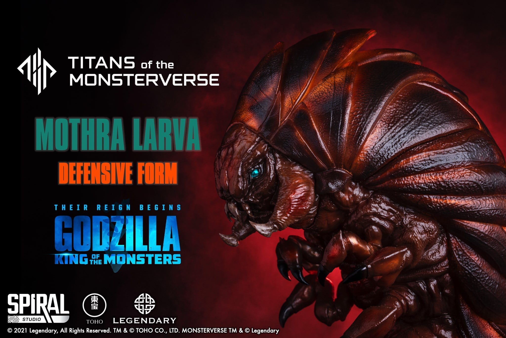 [สั่งจอง]Spiral 1 Studio TOTM-ML002 : Mothra Larva (Defensive Form)