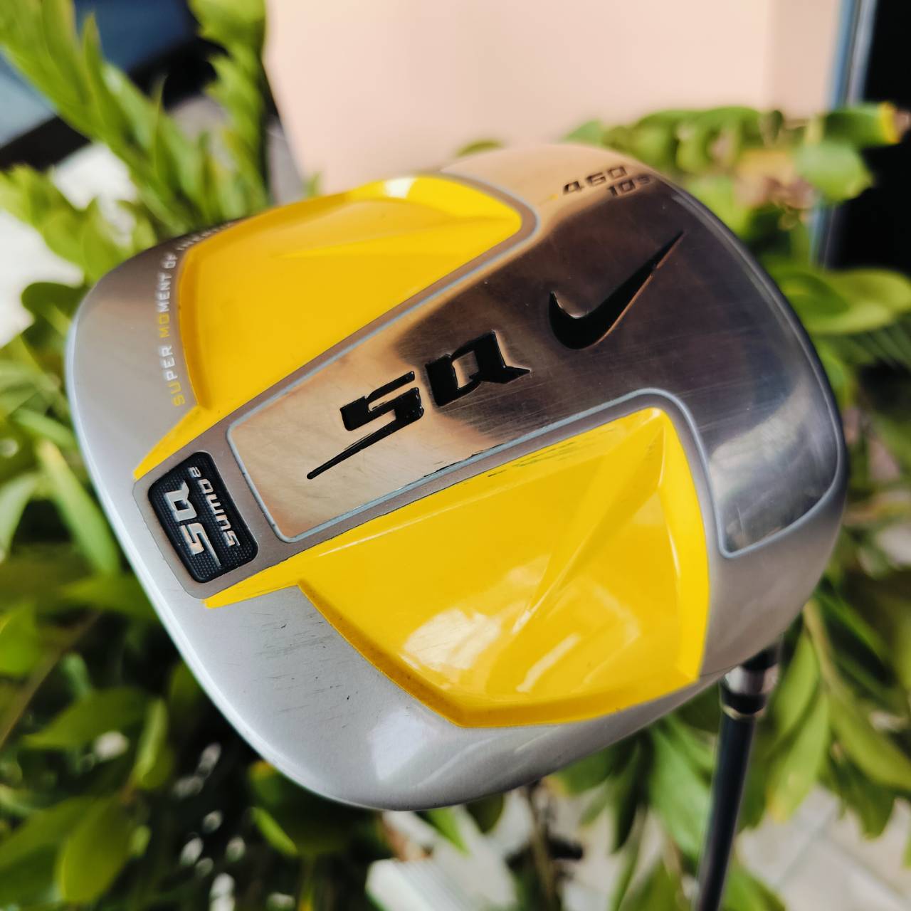 Driver NIKE SUMO SQ องศา 10 หัวสี่เหลี่ยม HIGH M.O.I. ชดเชยสูงมาก ตีได้ตรงอย่างเดียว ตีเลี้ยวไม่ได้ ตีไกลอย่างมาก ก้าน MITSUBISHI DIMANA FLEX R ไม้กอล์ฟพรีเมี่ยมมือสอง ของแท้ By NakaraLuxurious