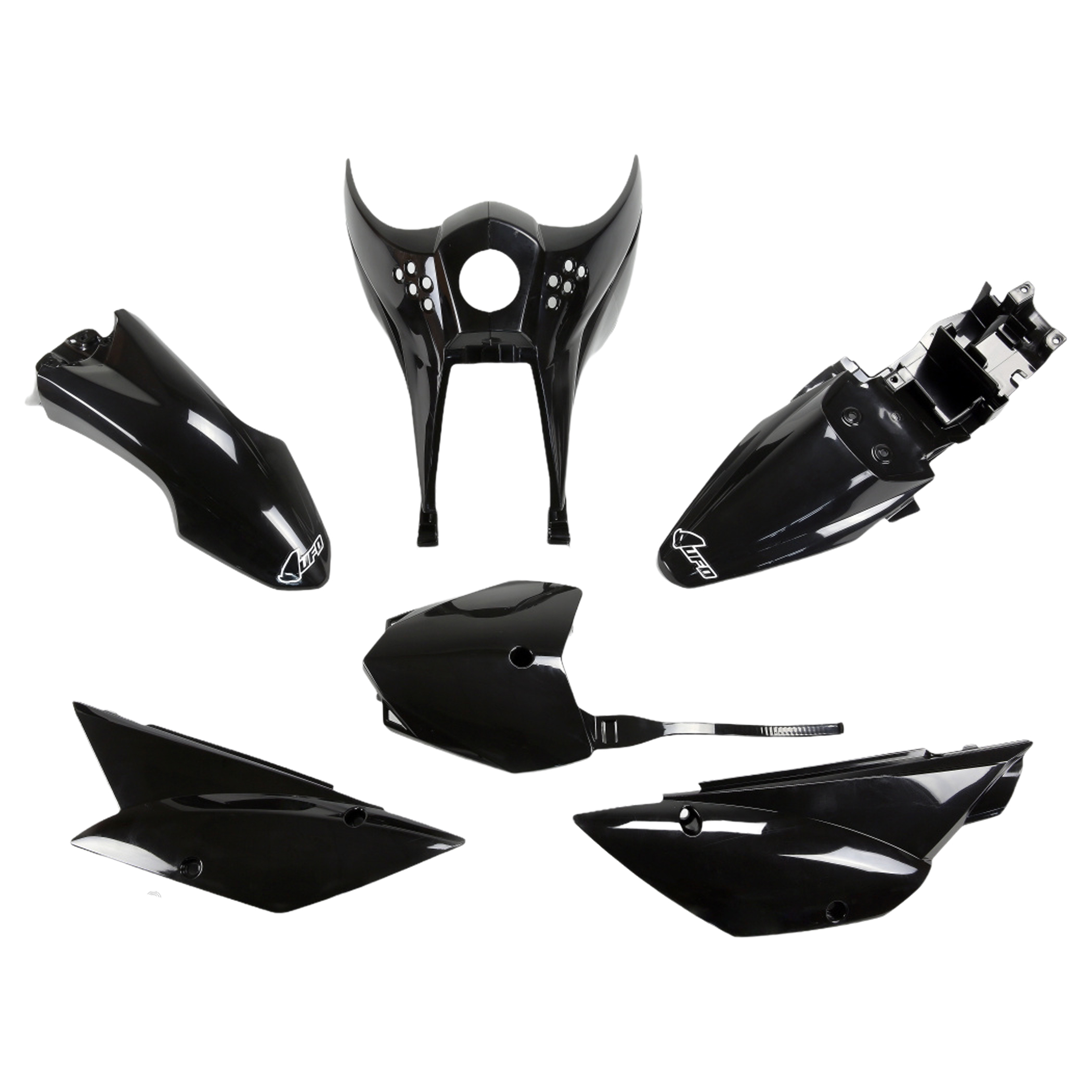 ชุดพลาสติก UFO Plast Complete body kit KLX110 10-21 - Black
