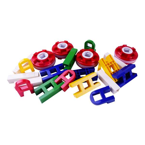 ชุดตัวต่อวงล้อพาเพลิน 56 ชิ้นคละสี ,ของเล่น, ของเล่นเสริมพัฒนาการ, ของเล่นเด็ก, สื่อการสอน พร้อมส่ง