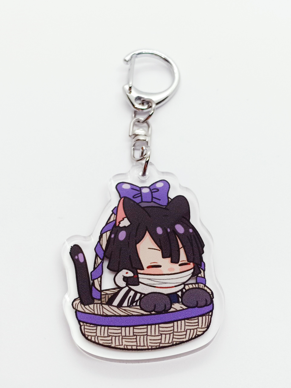 [In Stock] Cat Baskets Kimetsu no yaiba : *Acrylic Keychain*