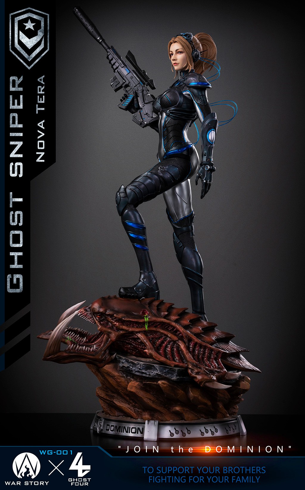 [สั่งจอง] WAR STORY X GHOST FOUR WG001 1/4 Scale : Ghost Sniper Nova Tera