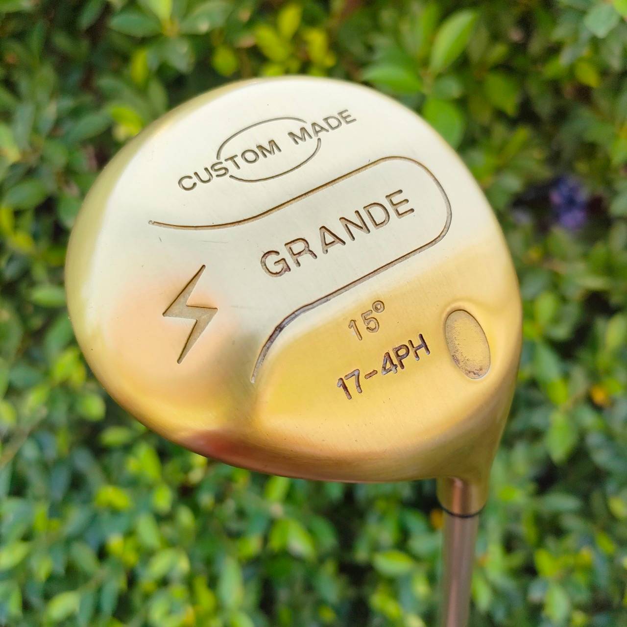 FW3 CUSTOM MADE GRANDE องศา 15 ก้าน BORON LONG BALL-300+ FLEX R เป็นหัว CUSTOM สีทอง สวยงาม ไม้กอล์ฟมือสอง ของแท้ BY NakaraLuxurious