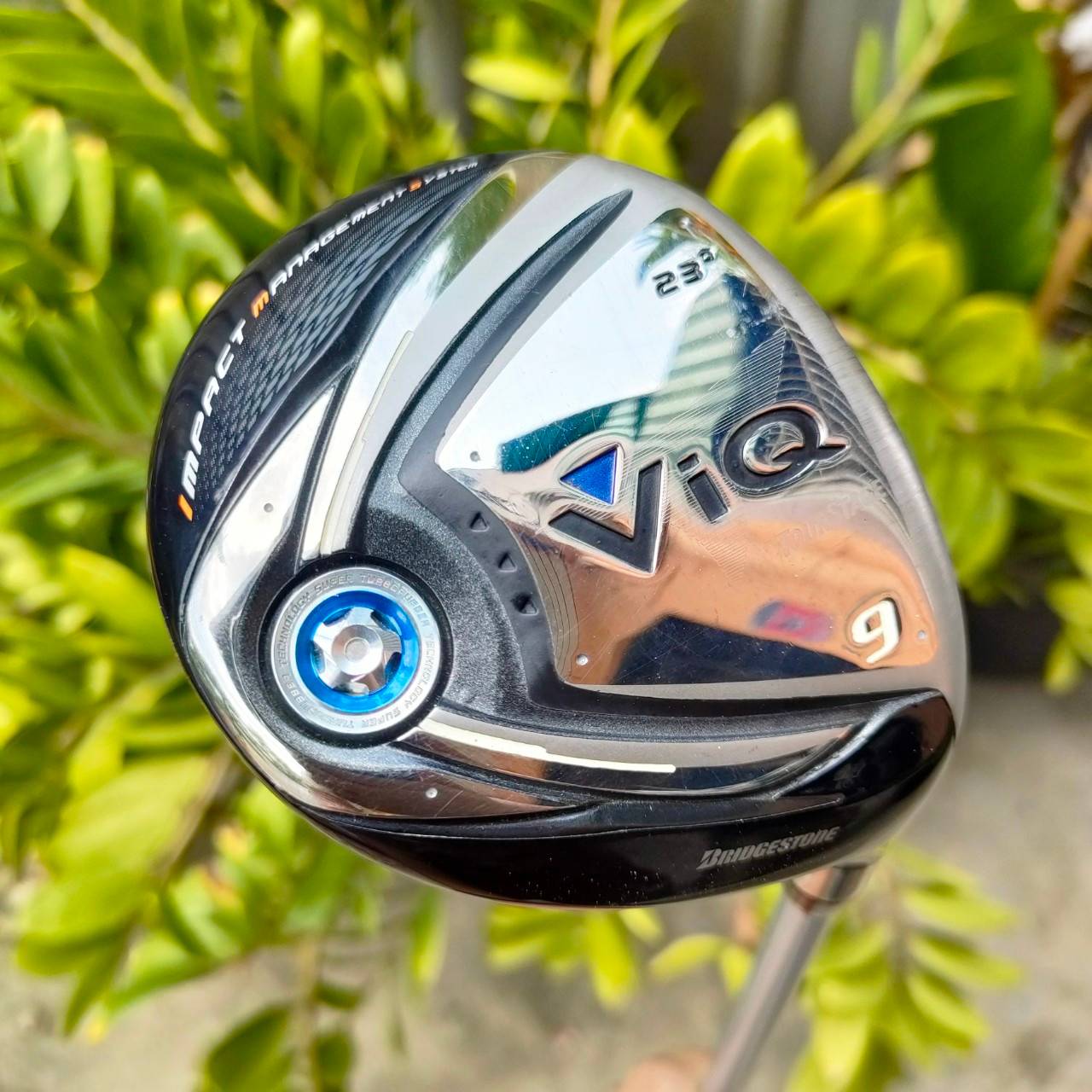FW9 BRIDGESTONE VIQ องศา 23 ก้าน VIQ IMPACT FLEX R สวยนางฟ้า เข้าบอลแน่นๆ ทรงพลังอย่างมาก เสียงเพราะ และให้ความมั่นใจเวลาลงไม้ ไม้กอล์ฟพรีเมี่ยมมือสอง ของแท้ By NakaraLuxurious