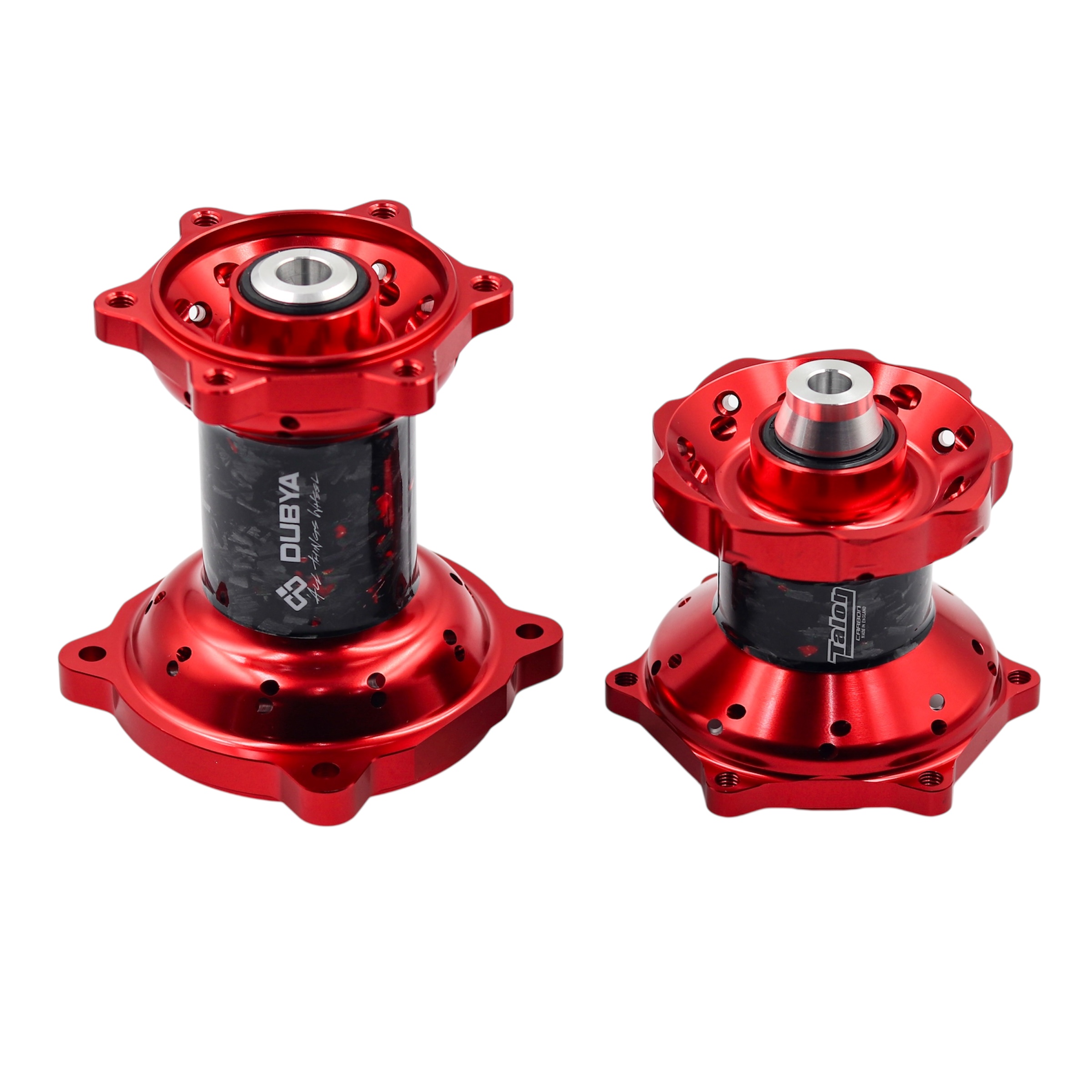 ดุมแต่ง KLX140G/RF - สีแดง