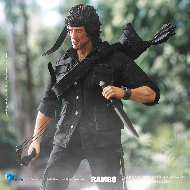 [พร้อมส่ง ] HIYA Toys EXQUISITE SUPER Series 1/12 : Rambo First Blood2 ESR0099