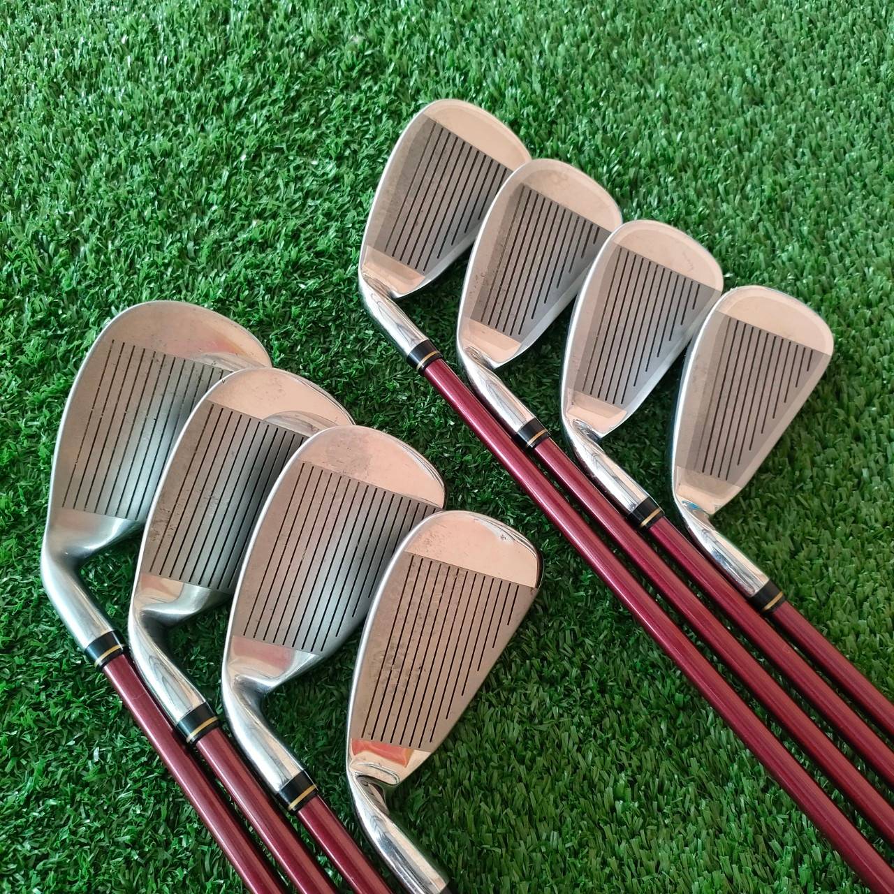 ชุดเหล็ก ENA มีเหล็ก 5-9 เเละ PW SW ก้าน ENA GOLDEN TITAN เหล็ก MADE IN JAPAN CAVITY ใหญ่ ตีง่ายมากๆๆๆ หน้า เด้ง ไทเทเนี่ยม ตีไกลสุดๆ