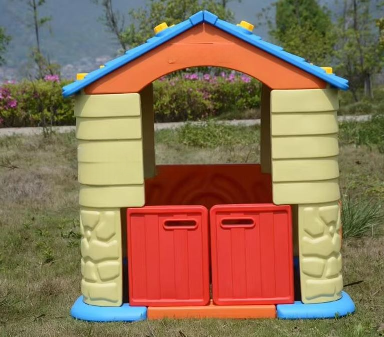 บ้านแฮปปี้ สีฟ้า ,บ้านของเล่น, บ้านคอกเด็ก ,บ้านพลาสติก ของเล่นเด็ก, พร้อมส่ง ราคาโรงงาน