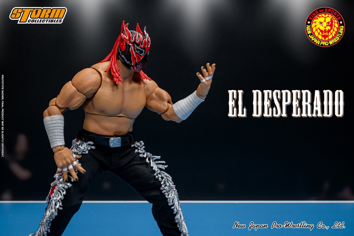 [สั่งจอง]Storm Toys NJED01 1/12 : EL DESPERADO (Red Mask Version) New Japan Pro Wrestling