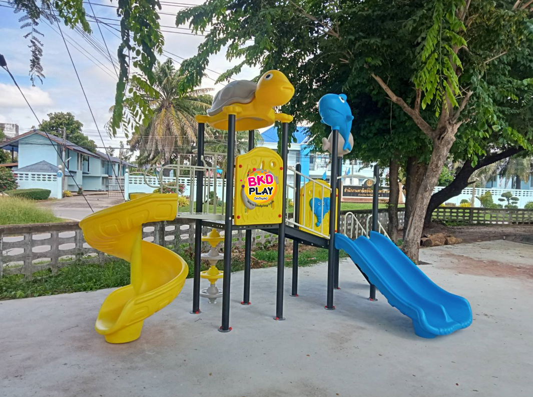 ส่งติดตั้งฟรี เครื่องเล่นสนาม ชุดเต่าทะเล ,สไลเดอร์ใหญ่,ครุภัณฑ์สนามเด็กเล่น,งบ.สพฐ,โครงการโรงเรียนประชารัฐ, เครื่องเล่นสนามระดับก่อนประถมศึกษา, playground,สไลเดอร์,ของเล่นเสริมพัฒนาการ,เครื่องเล่นสนาม, สนามเด็กเล่น ทำงบประมาณ70,000 บาท