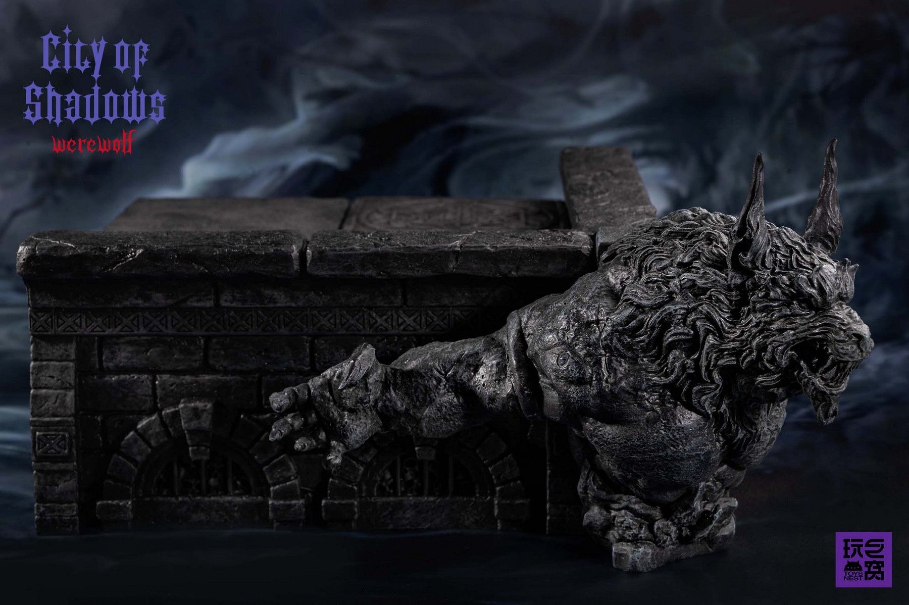 [สั่งจอง]ToysNest : City of Shadows - Werewolf Statue Stage