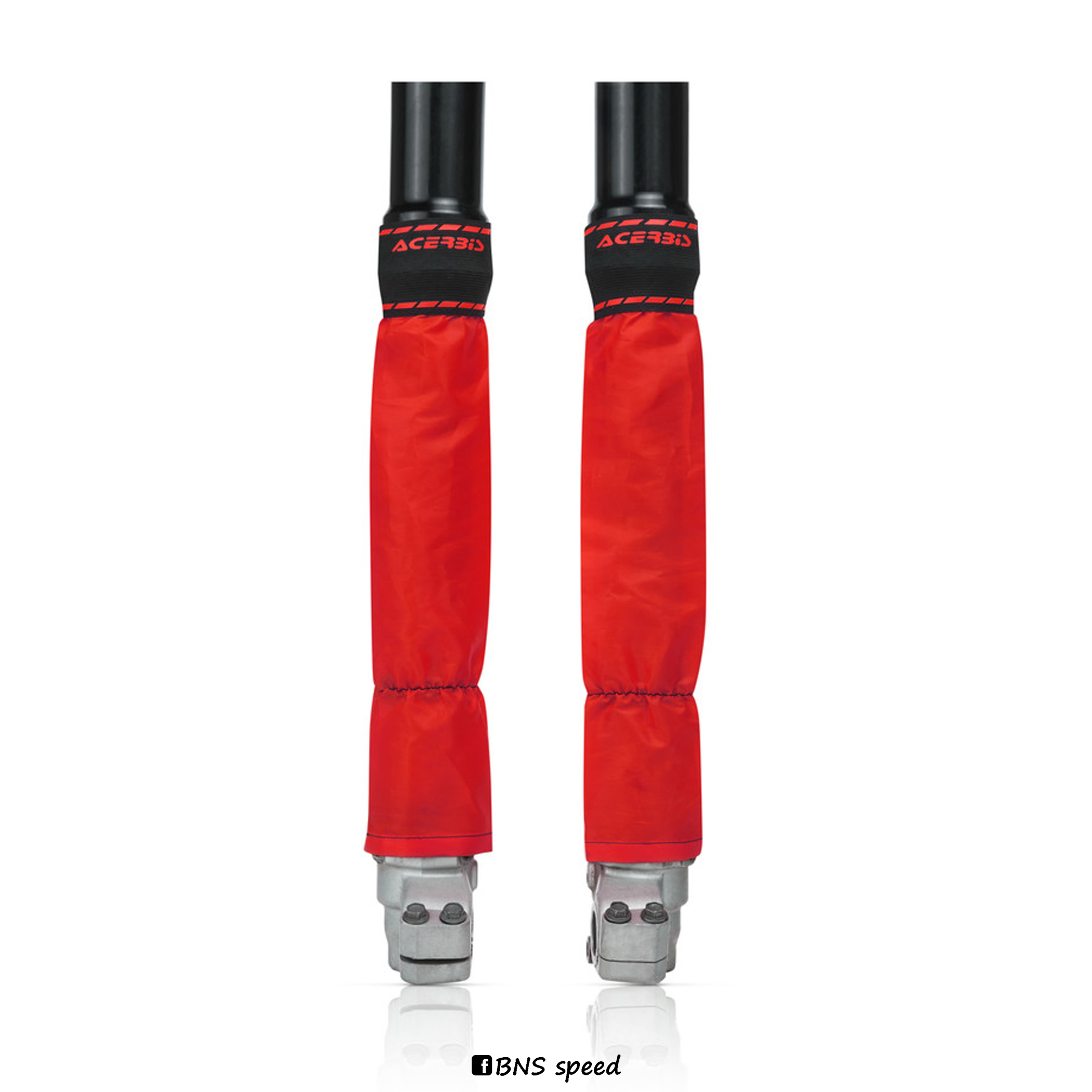 ผ้าหุ้มโช้ค Acerbis X-MUD Forks protection สีแดง