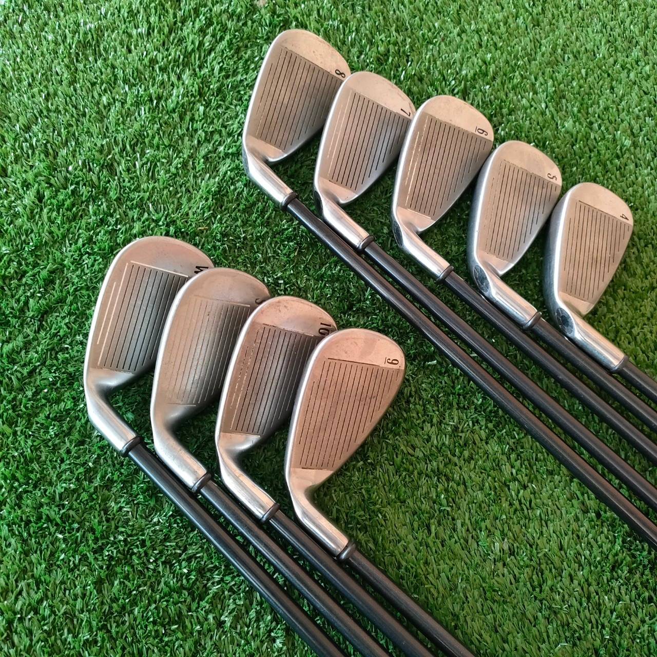 ชุดเหล็ก CALLAWAY BIG BERTHA มีเหล็ก 4-10 เเละ SW W ก้าน RCH 75 i FLEX R ตีง่ายมากๆเพราะใบใหญ่ Cavity ลึกมากๆ ก้านเจาะทะลุ ทุกชิ้น ได้ความรู้สึกดีมาก ท่านที่หาเหล็กตีง่ายๆ คุณภาพ ระดับมาตรฐาน ไม่อยากใช้เหล็กจีน ต้องชุดนี้เลยครับ พลาดไม่ได้ ตีดีมากๆครับ