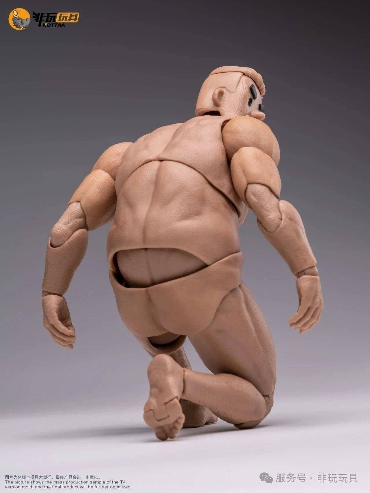 [สั่งจอง]nottaa 1/12 : Middle-aged square-headed man body (17ซม.)