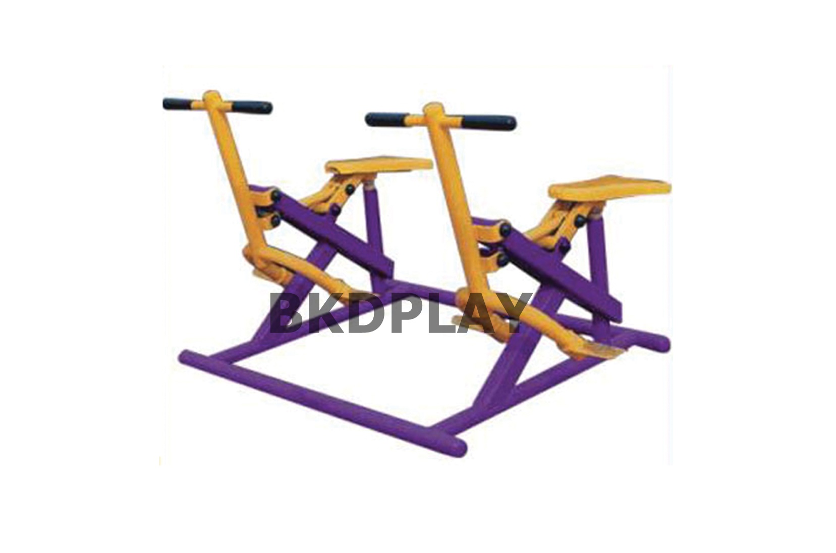 เครื่องออกกำลังกาย กลางแจ้ง ชุดบริหาร ช่วงลำตัว แบบคู่ ลานกีฬา อเนกประสงค์ สนามกีฬา สั่งทำ 10-20 วัน