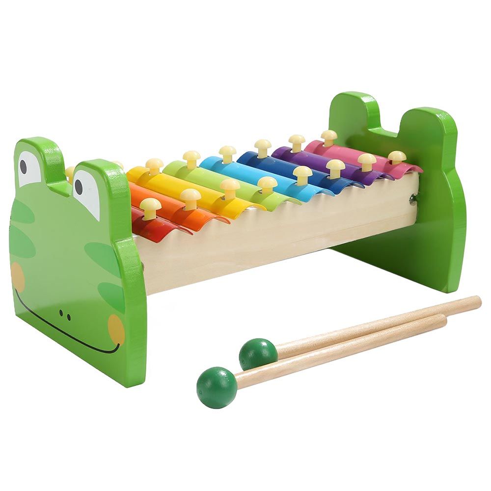 ระนาดกบสีรุ้ง 8 เสียง,ของเล่น,ของเล่นไม้,ระนาด,ดนตรี,ของเล่นเสริมทักษะการเรียนรู้, ของเล่นเสริมพัฒนาการเด็กอนุบาล, สื่อการสอนปฐมวัย, พร้อมส่ง