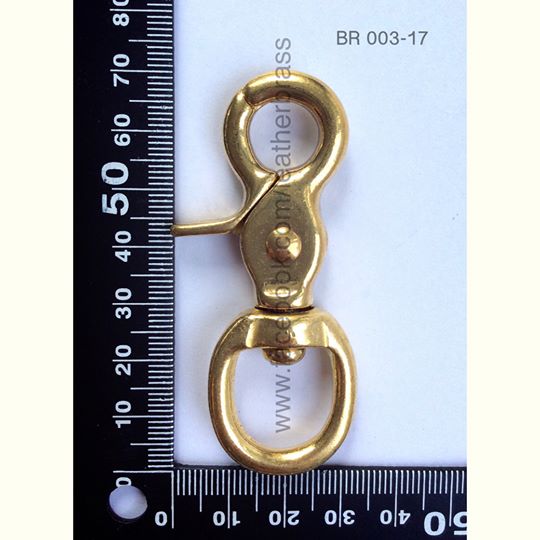 BR003 ตะขอทองเหลืองแท้ Leatherbrass **ราคาต่อชิ้น** อะไหล่กระเป๋า