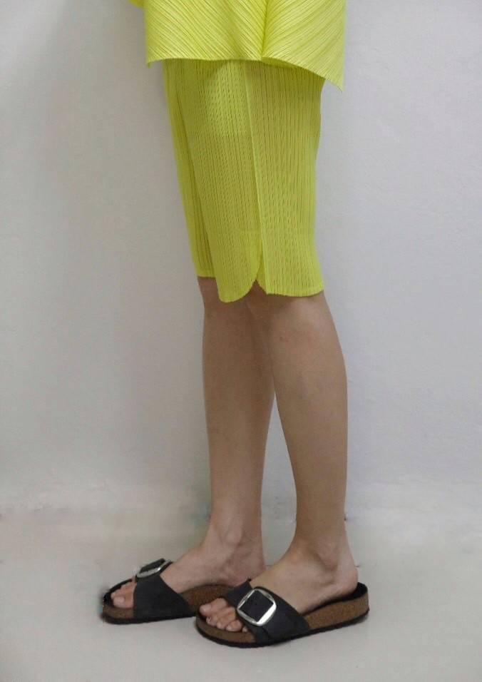 2MUAY รุ่น GJO3215 กางเกงผู้หญิงขาสั้น กางเกงพลีทคุณภาพ 12สี FREE SIZE CASUAL PLEAT SHORT PANT