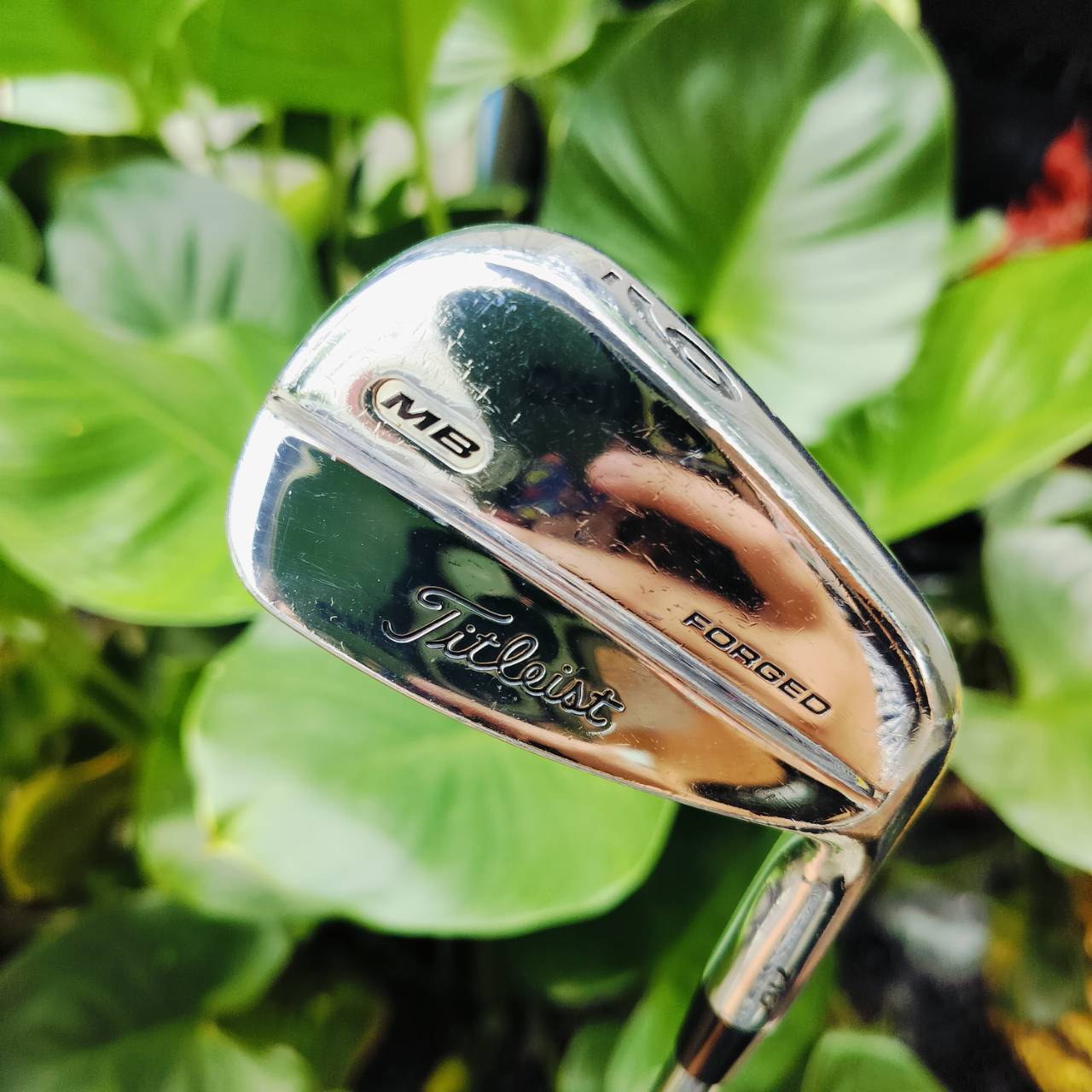 เหล็ก 9 Titleist MB FORGED 710 ** ก้านสติ๊กเกอร์หาย แต่ที่ลอง** ความแข็งประมาณ FLEX SR ค่ะ เหล็ก FORGED หลังกล้าม เต็มๆ