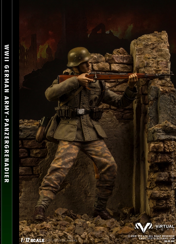 [สั่งจอง]VTS TOYS VG001 1/12 POCKET ELITE SERIES WWII German Army - Panzergrgrenadier