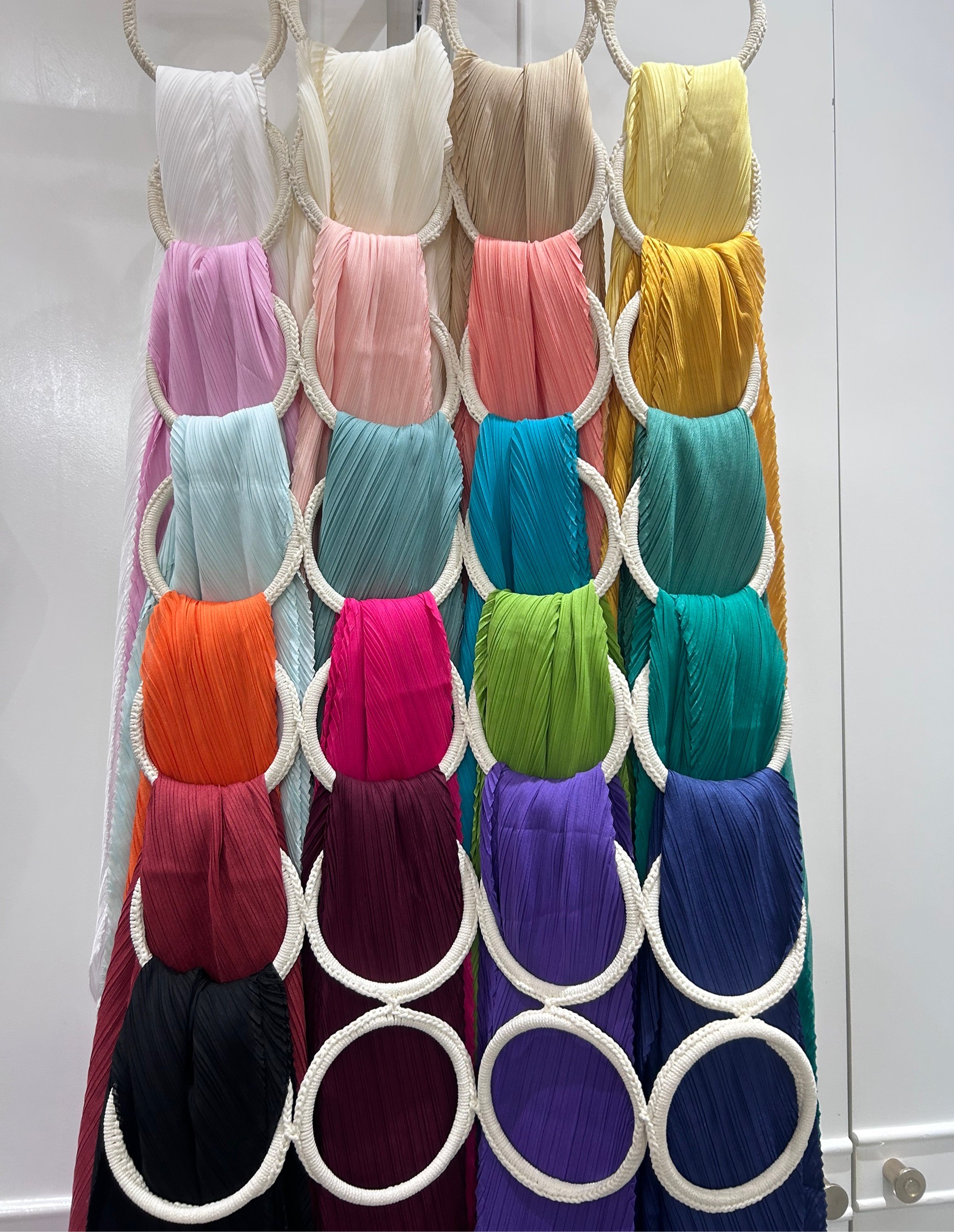 2MUAY CX1003 ผ้าพันคออัดพลีท BASIC PLEATED SCARF 21 สี