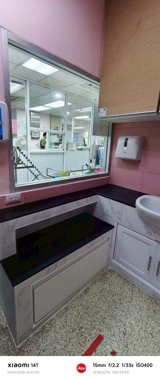 รพ.ศิริราช ตึกอานันทมหิดล งานปรับปรุงเคาน์เตอร์