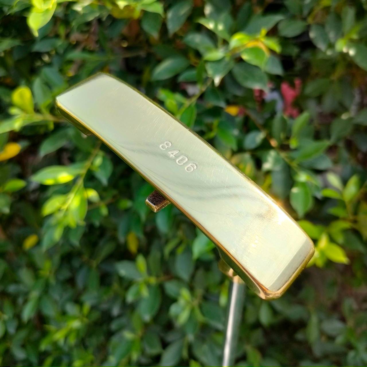 PUTTER MIZUNO 8406 ความยาว 34 นิ้ว ก้าน GOLCRES วัสดุทองเหลืองแท้ MADE IN JAPAN