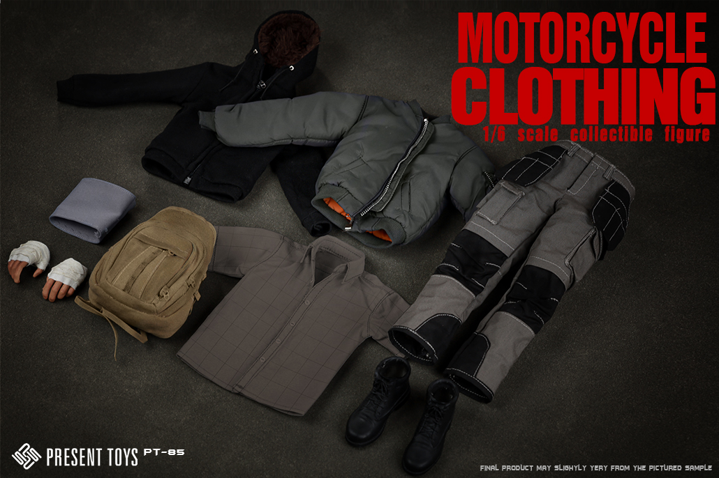 [สั่งจอง] PRESENT TOYS 1/6 : Motorcycle clothing