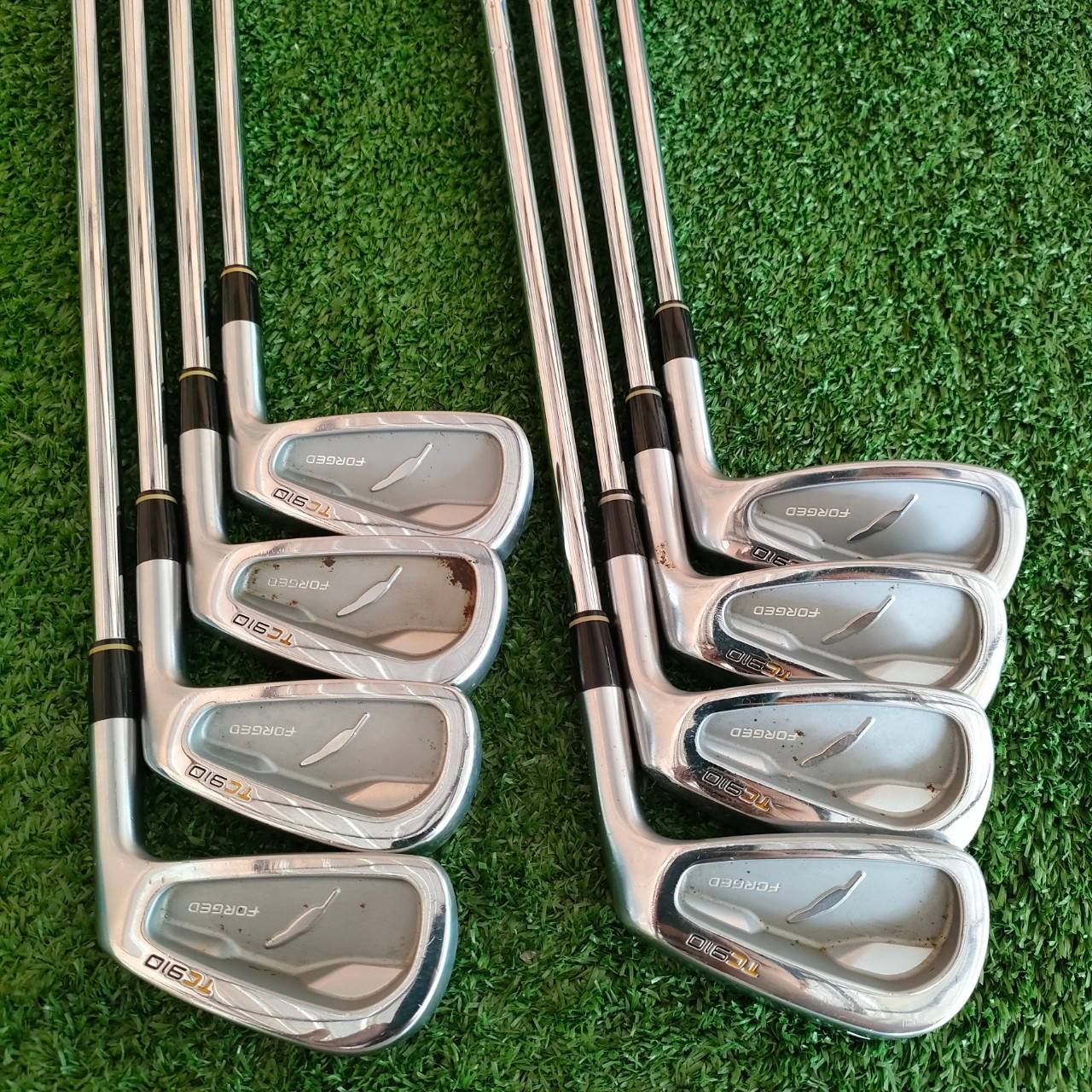 ชุดเหล็ก FOURTEEN TC910 FORGED มีเหล็ก 3-9 เเละ PW ก้าน N.S.PRO 950GH FLEX R เหล็ก FORGED พรีเมี่ยมญี่ปุ่น จากแบรนด์ที่เป็นตำนาน FORGED สุดยอดของสุดยอด และ มี CAVITY ทำให้ตีง่าย ใช้วัสดุแพงแสนแพง ต้องรีบจัดด่วนแล้วครับ!!!