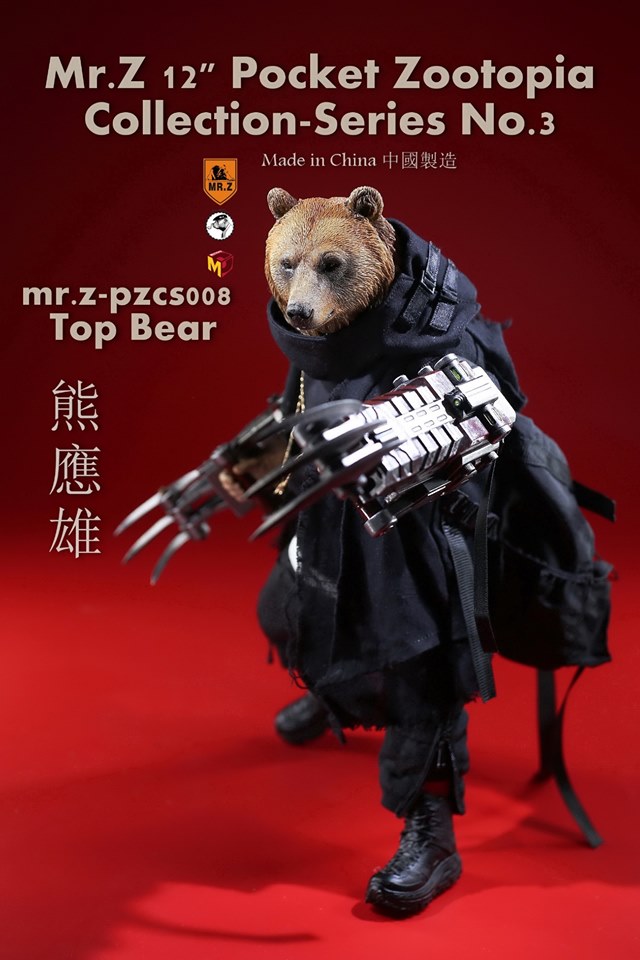 [สั่งจอง]MR.Z PZCS008 12" Pocket Zootopia Collection-Series NO.3-TOP BEAR