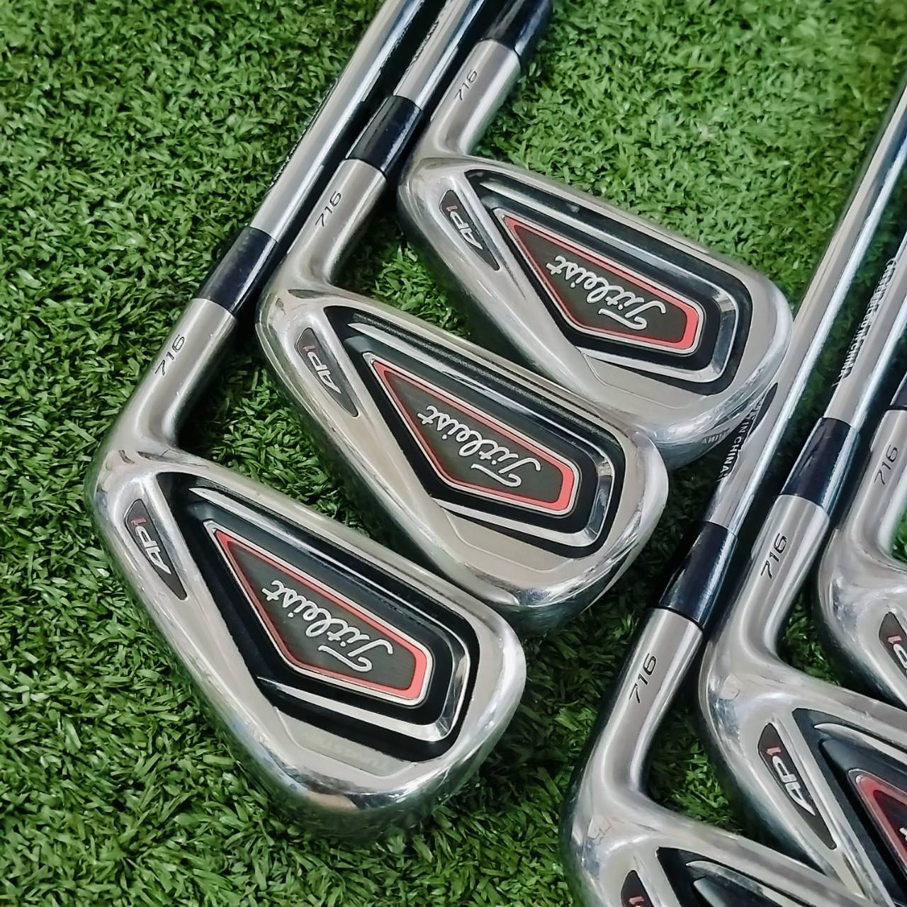 ชุดเหล็ก TITLEIST AP1 716 มีเหล็ก 5 6 7 8 9 PW ก้าน N.S.PRO 950 GH FLEX R ไม้กอล์ฟพรีเมี่ยมมือสอง ของแท้ By NakaraLuxurious