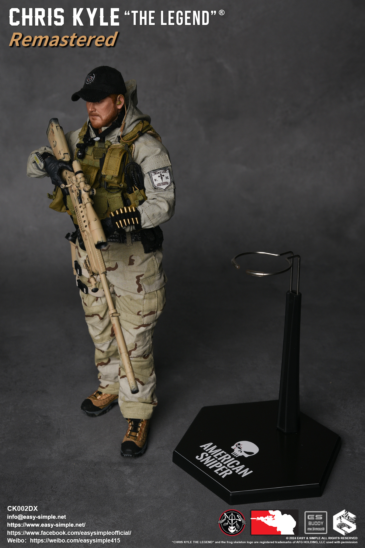 [สั่งจอง] BlackOpsToys X Easy&Simple 1/6 : Chris Kyle "The Legend" Remastered