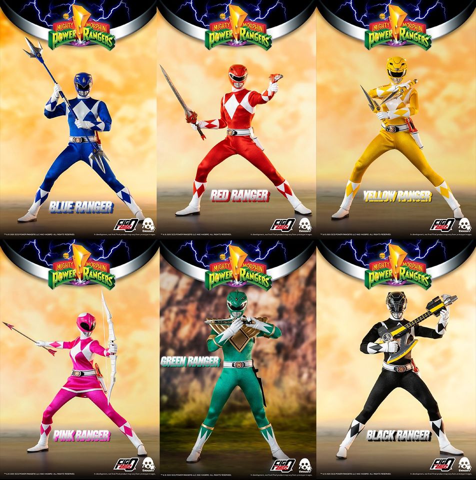[สั่งจอง] Threezero 1/6 : Power Rangers (Classic)
