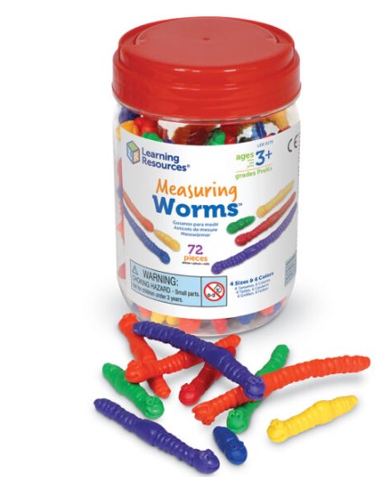 ชุดตัวนับจำนวน และวัดความยาวตัวหนอน ของเล่นเสริมพัฒนาการ ,ของเล่นเสริมทักษะ,ของเล่นเด็ก, สื่อการสอนอนุบาล