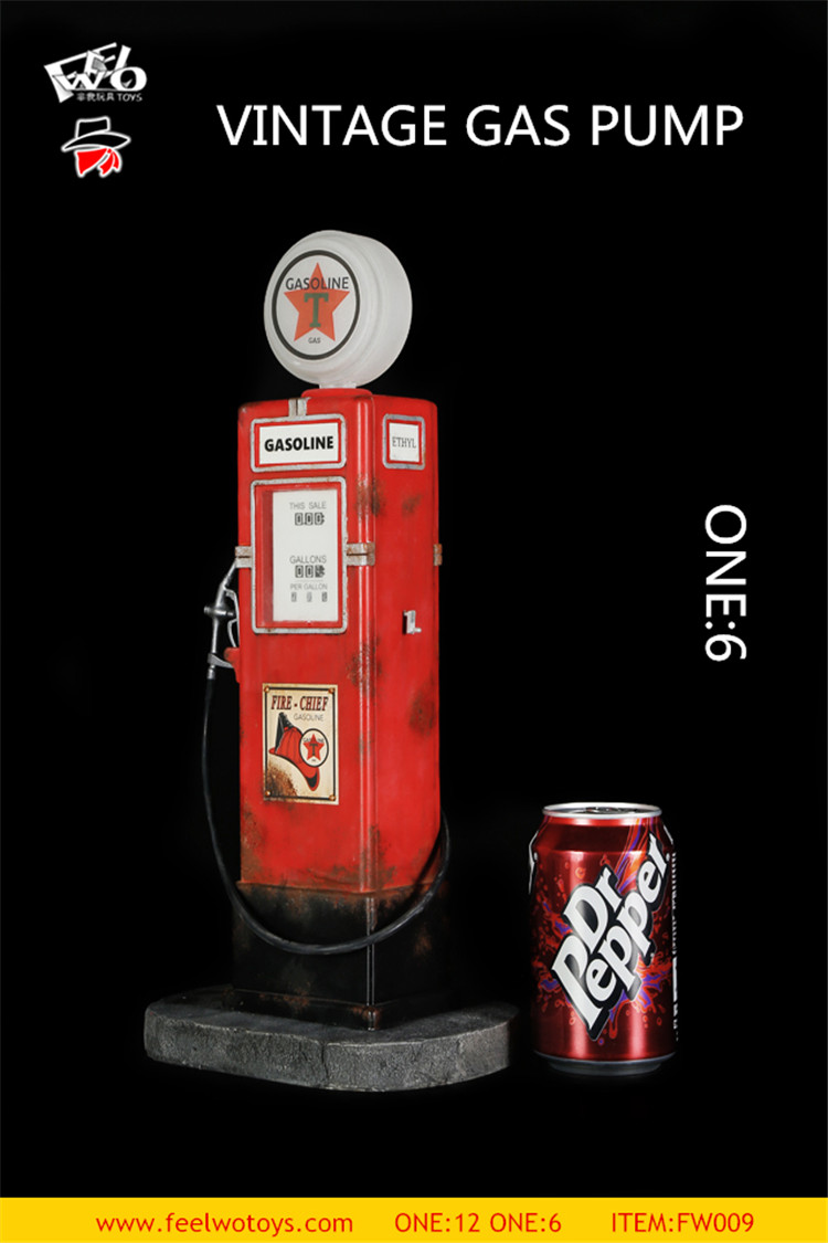 [สั่งจอง]FEELWOTOYS： 1/6, 1/12 scale vintage gas pump