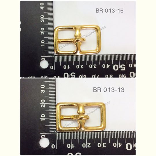 BR013 หัวเข็มขัดปรับสายกระเป๋า ทองเหลืองแท้ **ราคาต่อชิ้น**