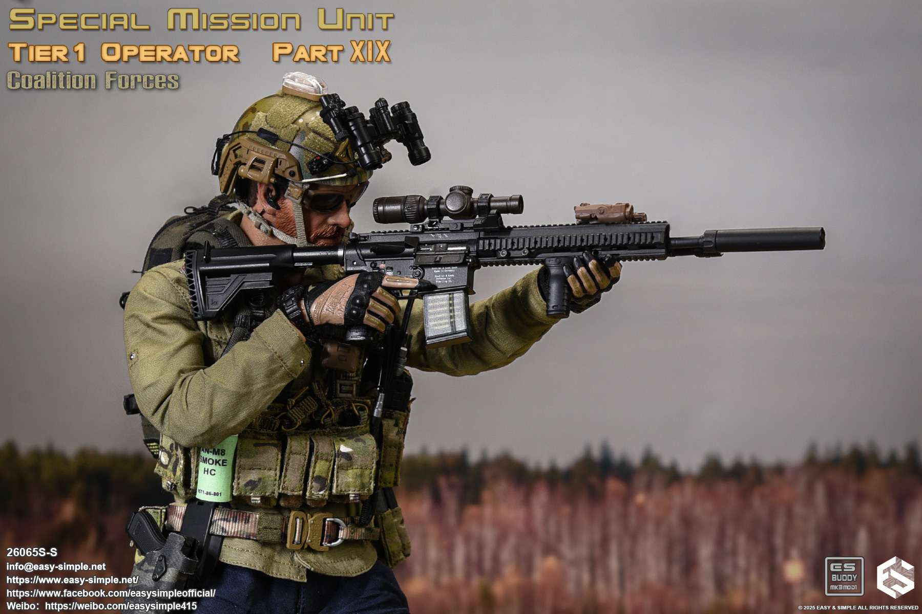 [สั่งจอง]Easy&Simple 1/6 : SMU Tier1 Operator Part XIX Coalition Forces
