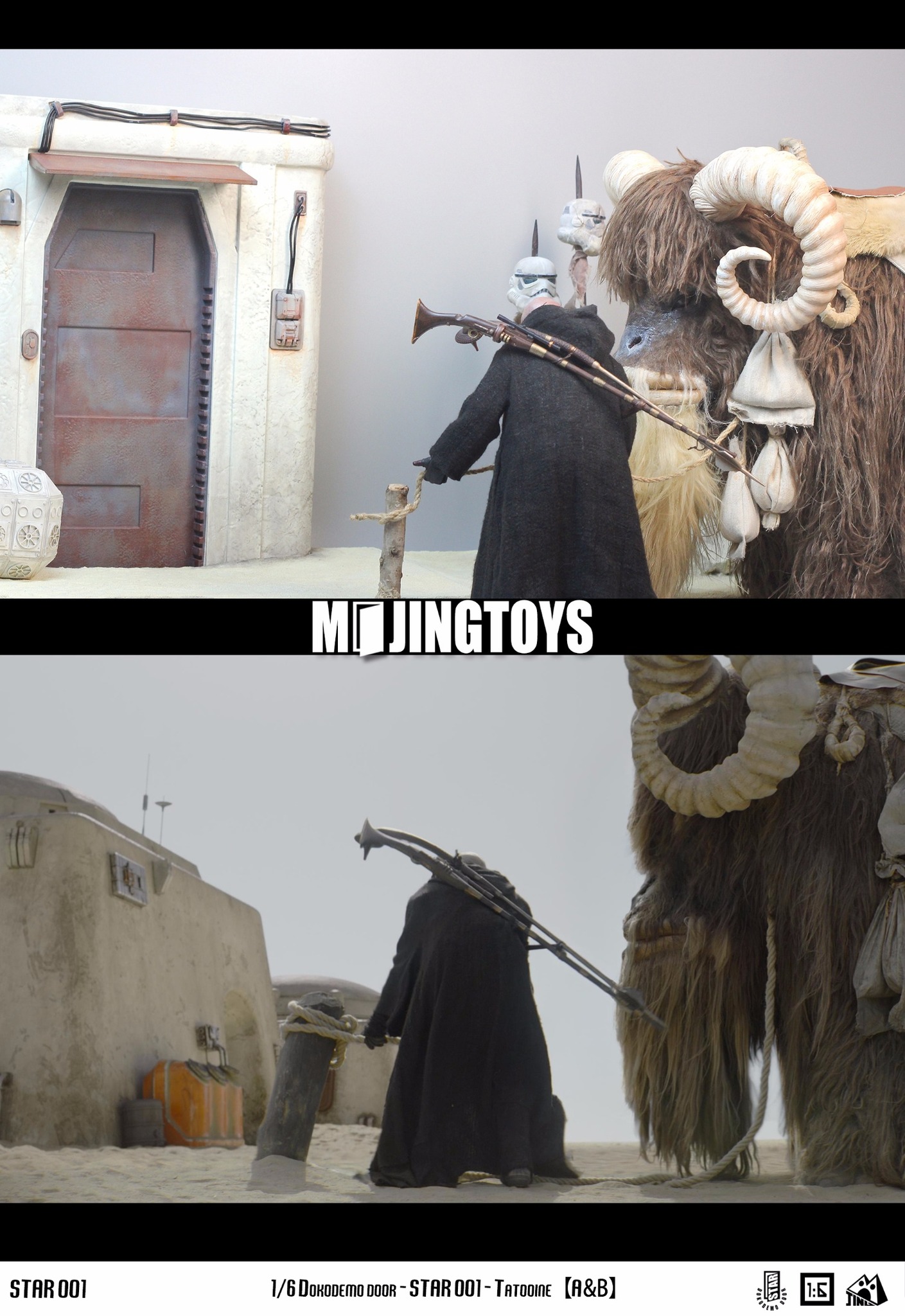 [สั่งจอง]mOjingToys STAR001 1/6 : Dokodemo Door Scene Series - Star Wars Tatooine