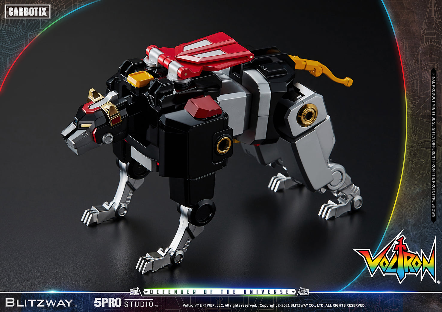 [สั่งจอง]5PRO STUDIO × BLITZWAY : CARBOTIX Series 5PRO-CA-10401 Voltron