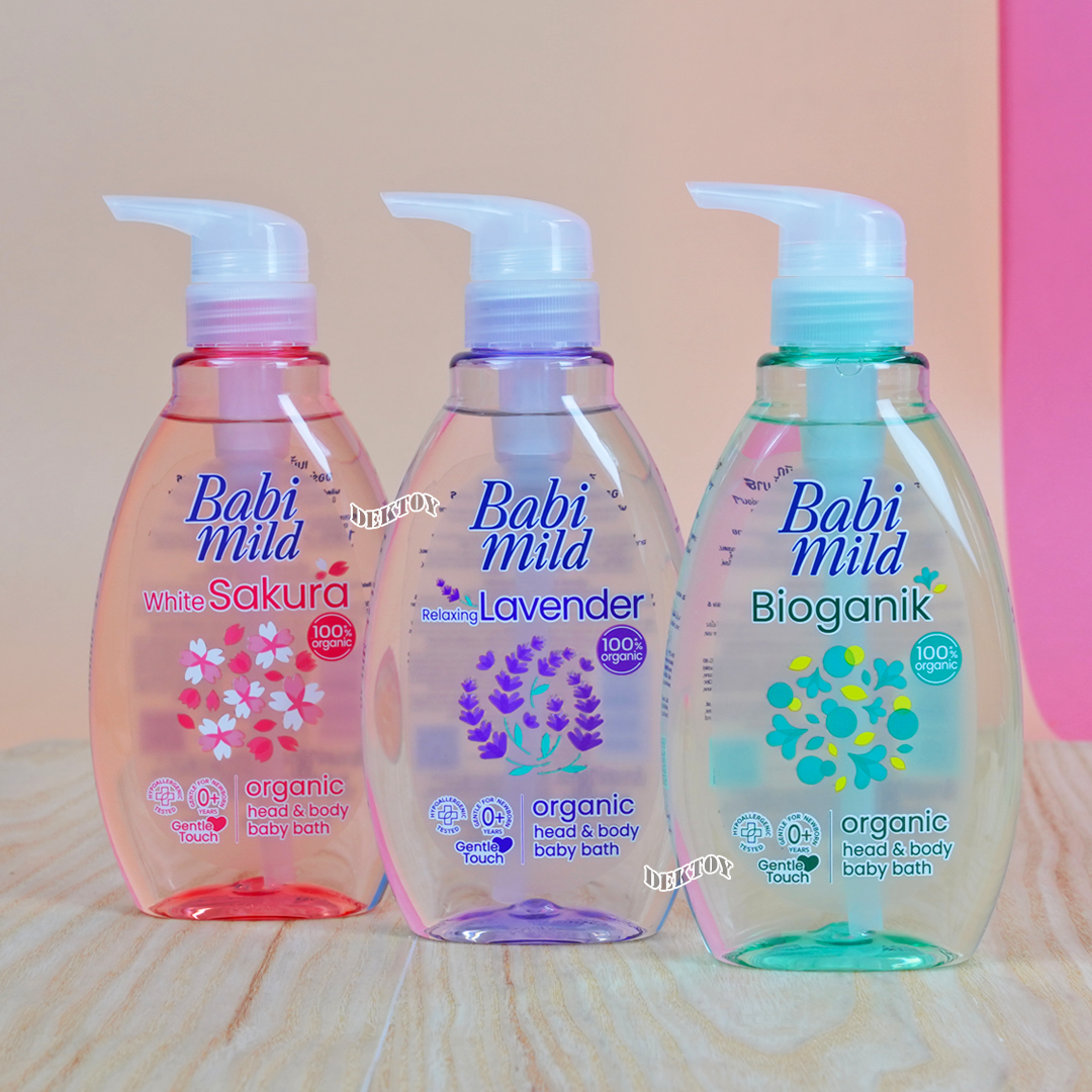 Babi mild เบบี้มายด์ อัลตร้ามายด์ สบู่อาบน้ำสระผม 380 แถม250 มล.หัวปั๊ม