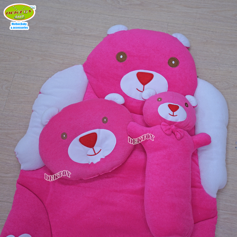 ชุดที่นอนเด็กขนหนูหน้าหมี