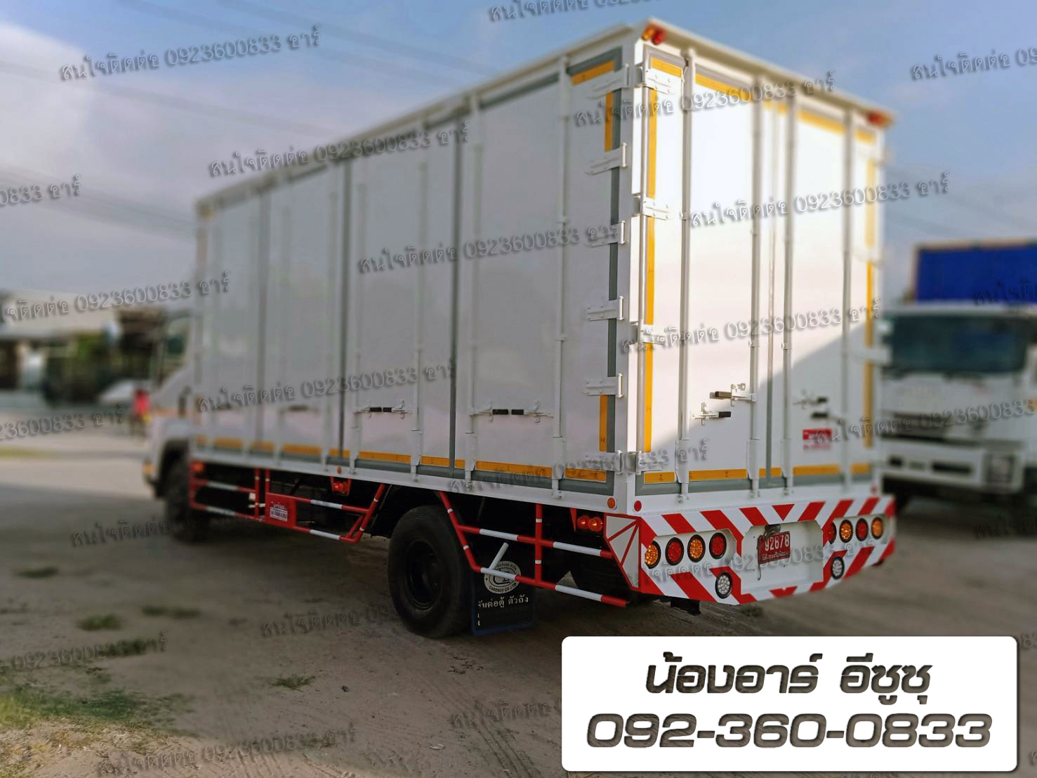 6 ล้อ ISUZU FRR190/210 แรงม้า พร้อมตู้บรรทุก ประตู 10 บาน