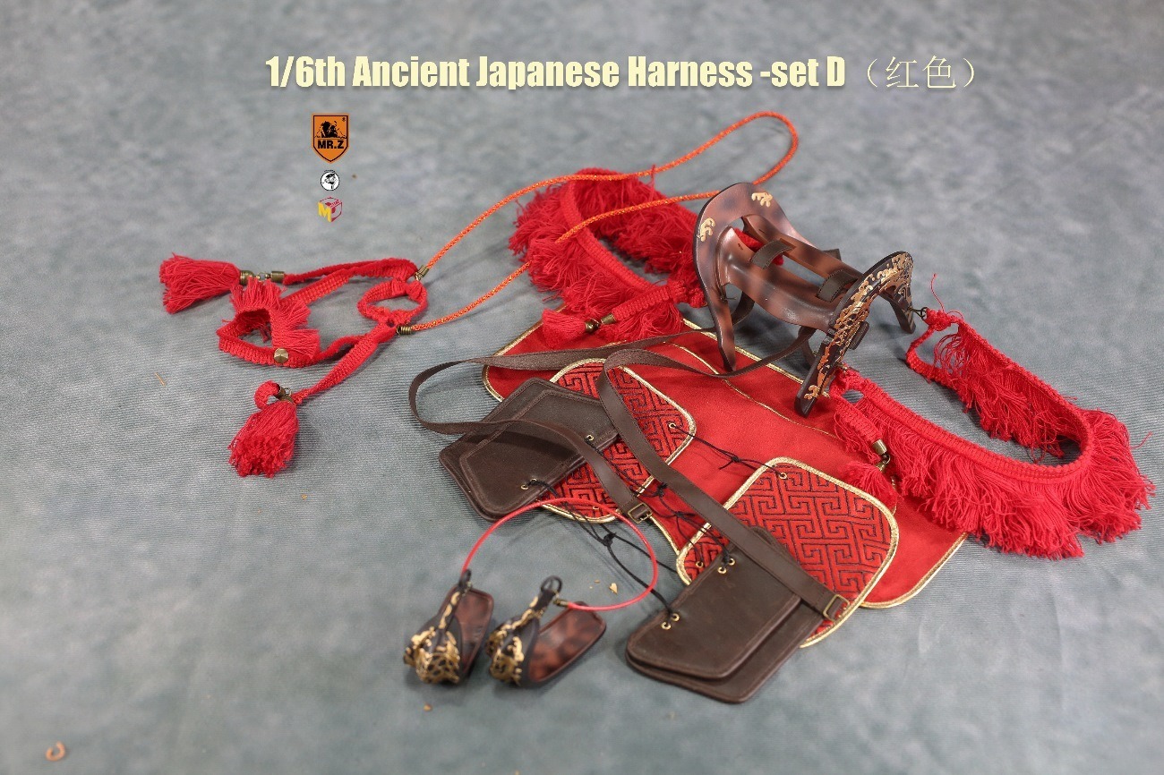[สั่งจอง]MR.Z MRZ056 1/6 animal model No.56 : Thoroughbreds （all 5 colours） MR.Z 1/6 : Ancient Japanese Harness Set