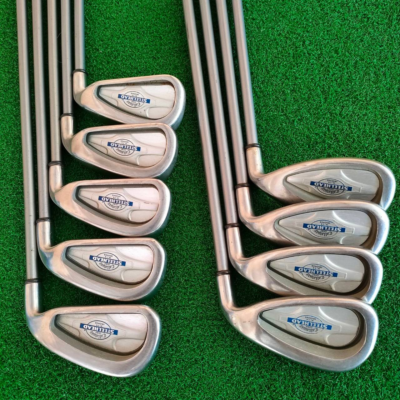 ชุดเหล็ก CALLAWAY STEELHEAD X-14 เหล็กครบ 3-9 เเละ PW SW ก้าน STEELHEAD X-14 FLEX R ก้านแบบเจาะทะลุ ได้ฟีลลิ่ง