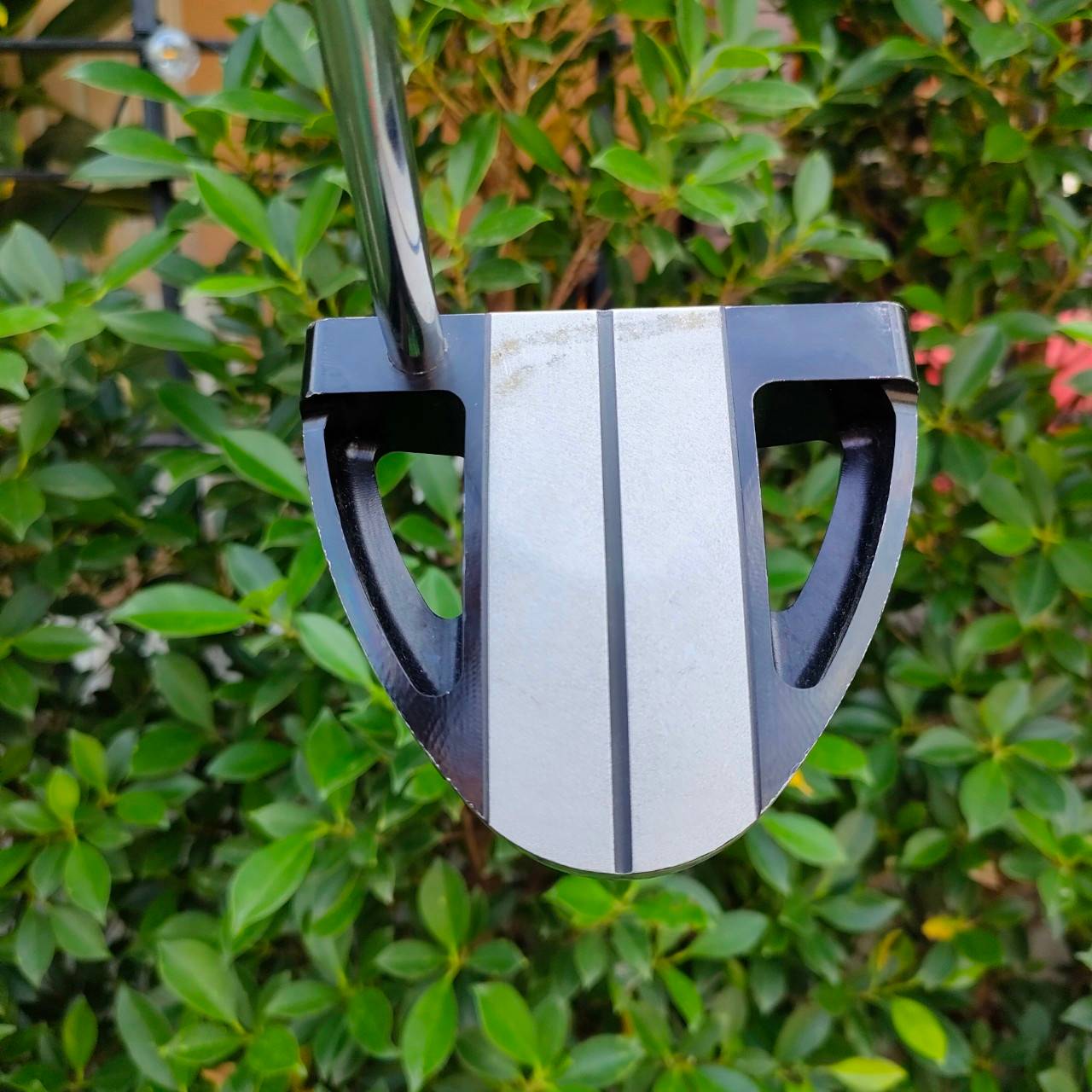 PUTTER VOODOO DADDY ความยาว 34 นิ้ว ก้าน VOODOO กริพ Golf pride กัปตันอเมริกา COVER เดิมๆ สวย รุ่นนี้นิยมมากๆดังสุดๆ ด้วยรูปทรงชดเชยสูง และหน้าไม้ มีถ่วงบล๊านซ์สองจุด ทำให้พัตต์ตรงมาก เส้นเล็งยาว พัตต์ง่ายครับ สุด!!!