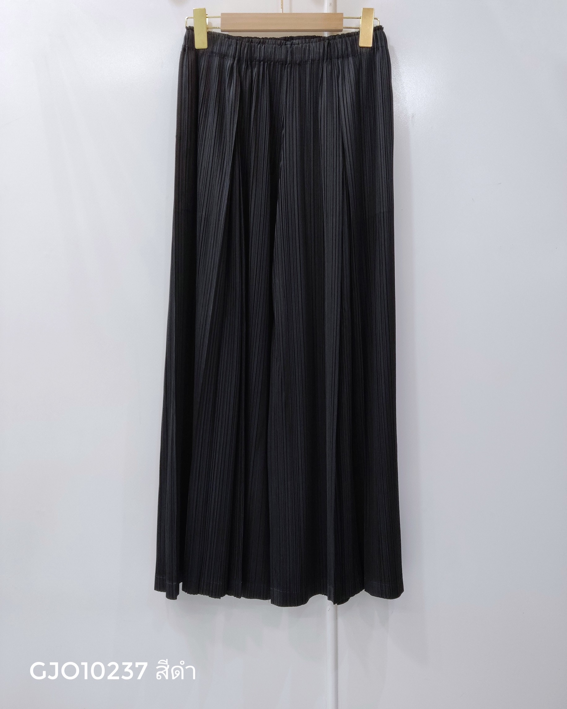 ยาว36นิ้ว! 2MUAY รุ่น GJO10237 กางเกงพลีทคุณภาพ FLOWY WIDE LEG PLEATED PANT 9 สี FREE SIZE