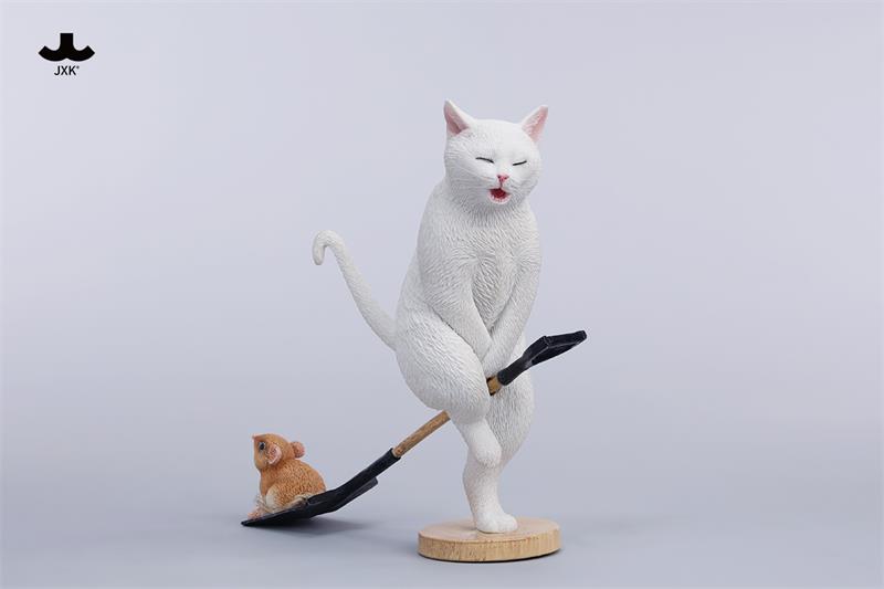 [สั่งจอง] JXK 1/6 : Folded Eared Cat Figurine V2